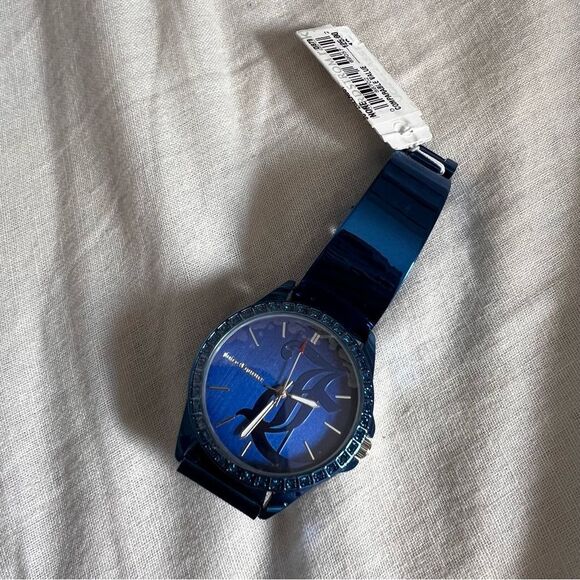 Juicy Couture Black Label Stainless Steel Blue Toned Bracelet Watch MSRP $125 main image 6